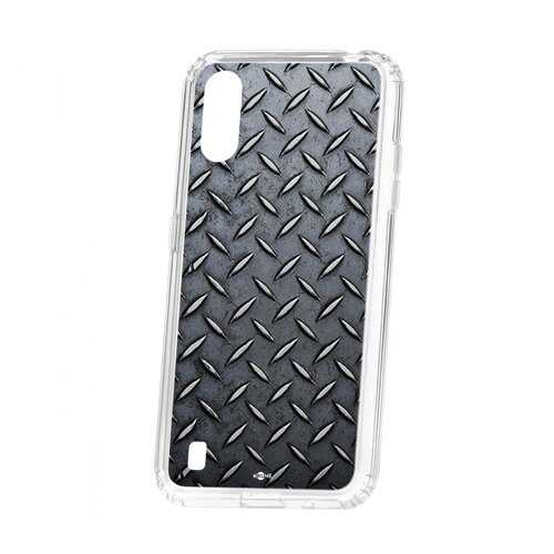 Чехол Kruche Samsung Galaxy A01/A015 Print Сталь