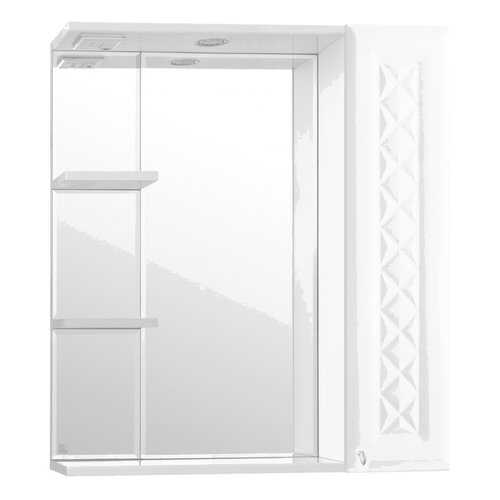 Зеркальный шкаф Style Line Канна 75/С Люкс белый