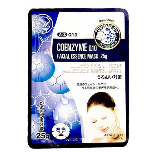 Маска для лица Mitomo Natural 512 Coenzyme Q10 25 г