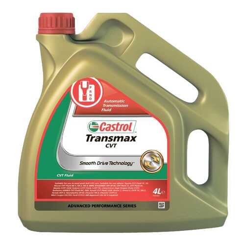 Трансмиссионное масло Castrol Transmax CVT 4л 156CA6