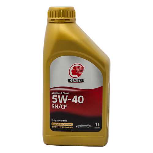 IDEMITSU Масло Моторное Sn/Cf 10w40 1l S-S (Аналог 30015045-724)