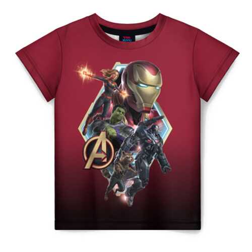 Детская футболка ВсеМайки 3D Avengers, р. 152