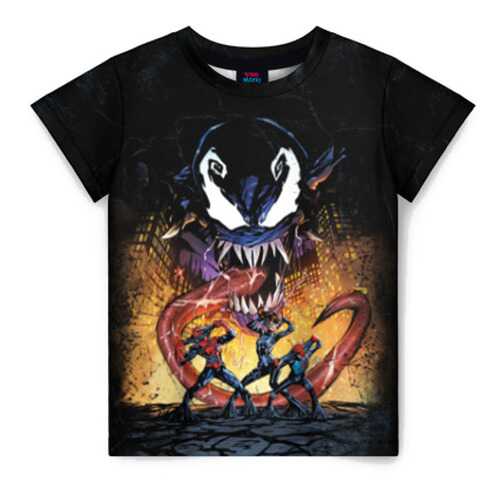 Детская футболка ВсеМайки 3D Venom city, р. 164