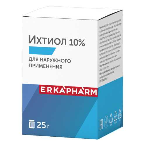 Ихтиол крем для наружного применения 10% 25 г