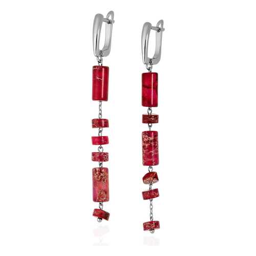 Серьги Lattrice 54666177 розовые