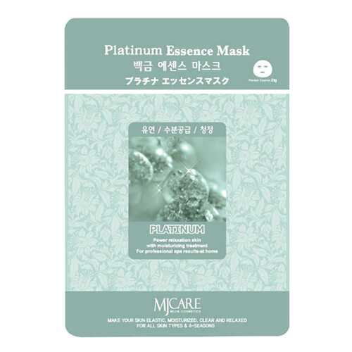 Маска для лица Mijin Platinum Essence Mask 23 г