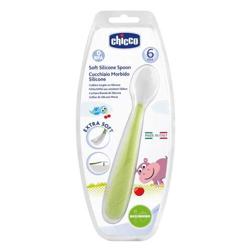 Ложка силиконовая для прикорма Chicco C 6 мес