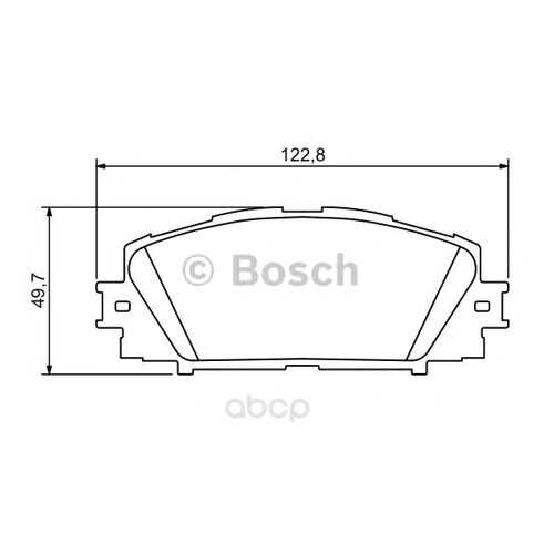 Тормозные колодки дисковые Bosch 0986494198