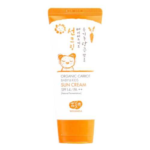 Солнцезащитное средство Whamisa Organic Carrot Baby & Kids Sun Cream SPF 14