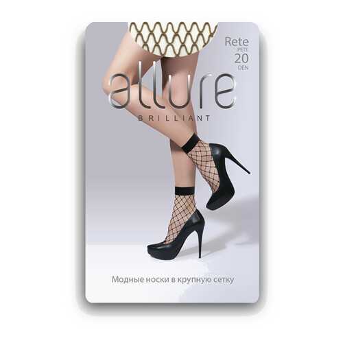 Капроновые носки женские ALLURE ALL RETE maxi 20 бежевые 23-25