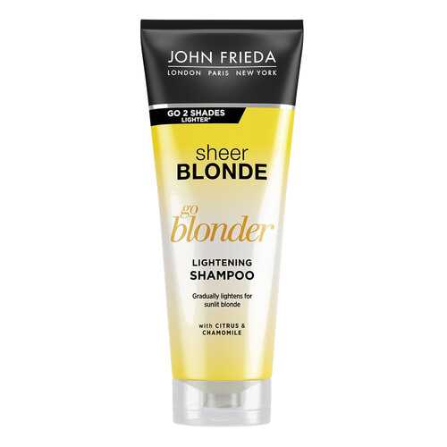 Шампунь John FriedaSheer Blonde. Go Blonder для мелированных и окрашенных волос, 250 мл