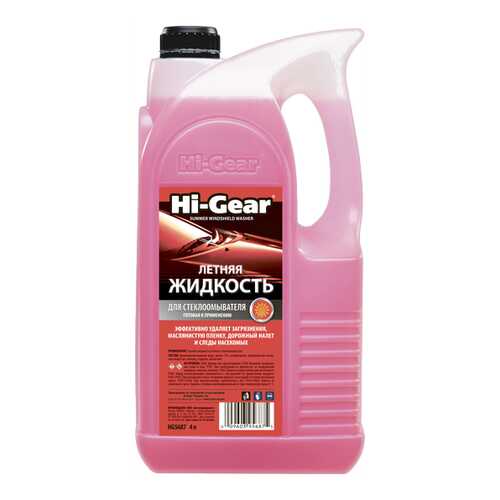 Жидкость стеклоомывателя Летняя Hi Gear 4л HG5687