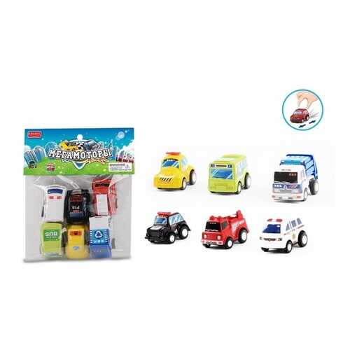 Набор инерционных машинок Junfa toys Мегамоторы 6 штук 121932-TN