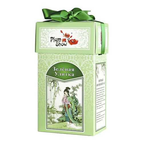 Чай зеленый Plum Snow зеленая улитка 100 г