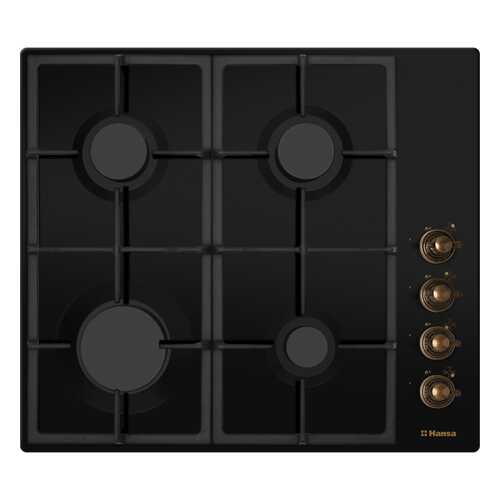 Встраиваемая газовая панель Hansa BHGA620390 Black