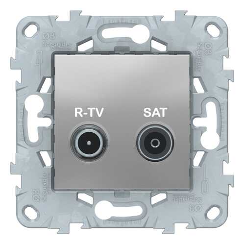 SE Unica New Алюминий Розетка R-TV/SAT, одиночная
