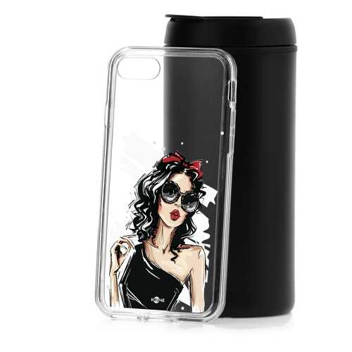 Чехол Apple iPhone 7 Kruche Print Фэшн леди