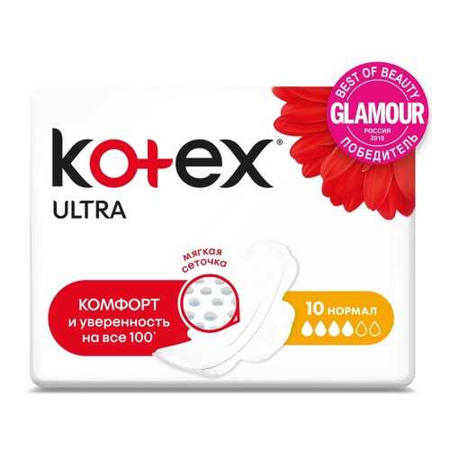 Kotex прокладки ультра сетч нормал, 10 шт.