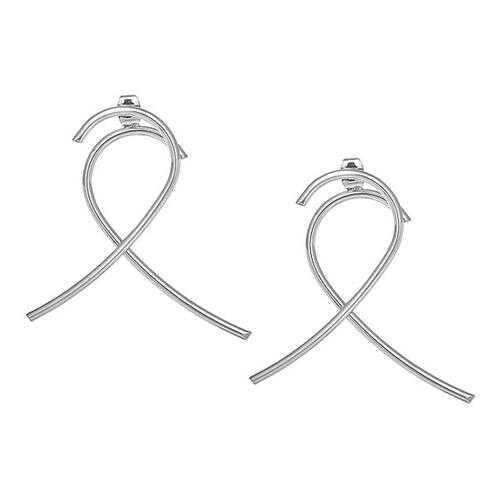 Серьги женские Aqua 21761 серебристые