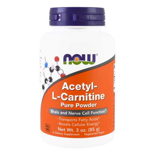 NOW Sports Acetyl L-Carnitine Pure Powder, 85 г, Unflavoured