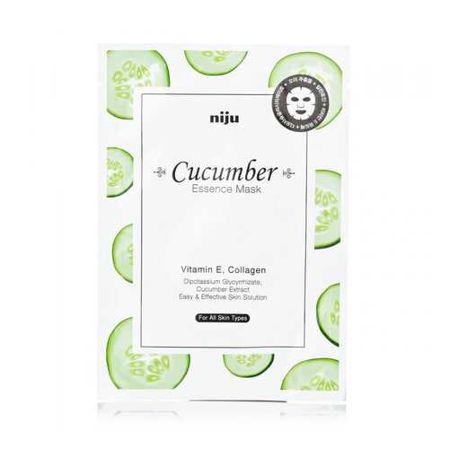 Маска тканевая для лица Огуречная / Cucumber Essence Mask 10 шт