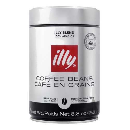 Кофе зерновой ILLY темной обжарки 250 г