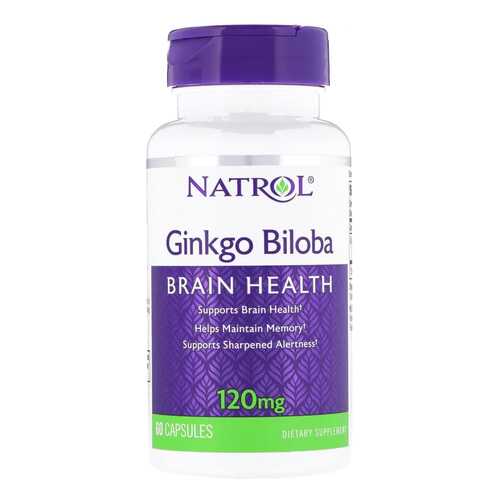 Гинкго билоба Natrol 120 мг 60 капсул