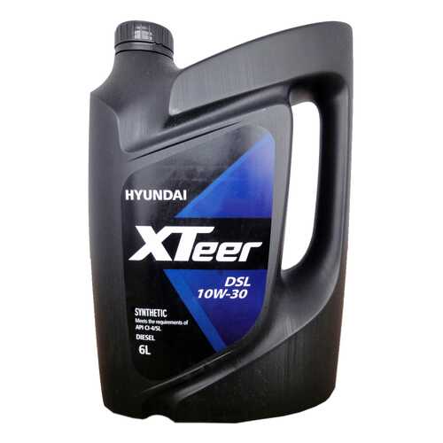 Моторное масло Hyundai XTeer Diesel 10W-30 6л