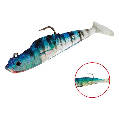 Виброхвост оснащенный Mikado Crystal Fish WXH-54 10 см, 64, 2 шт.