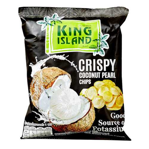 Чипсы кокосовые из сердцевины пророщенного кокоса King Island 40 г