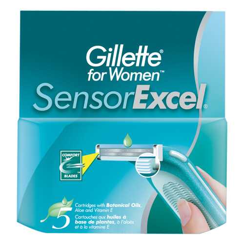 Сменное лезвие для станка Gillette Sensor Excel for Women 5 шт