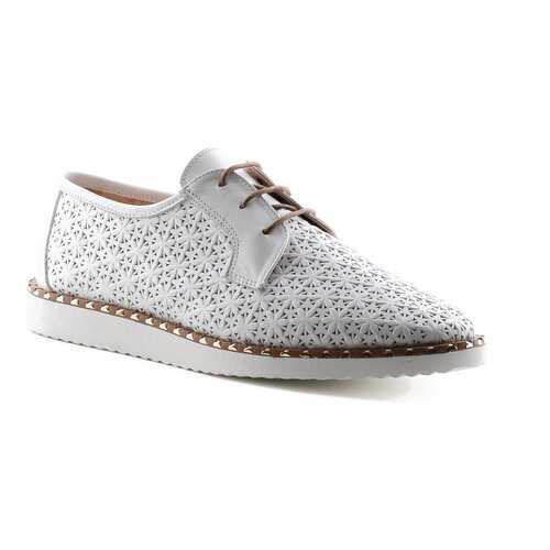 Полуботинки женские Shoes Market 798-30-3-01 белые 40 RU