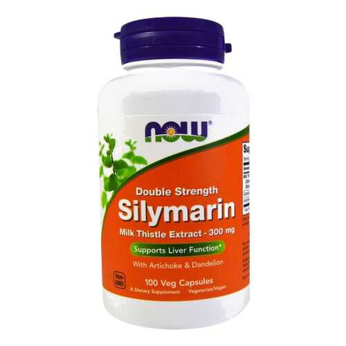 Для печени NOW Silymarin Milk Thisle 300 мг 100 капсул
