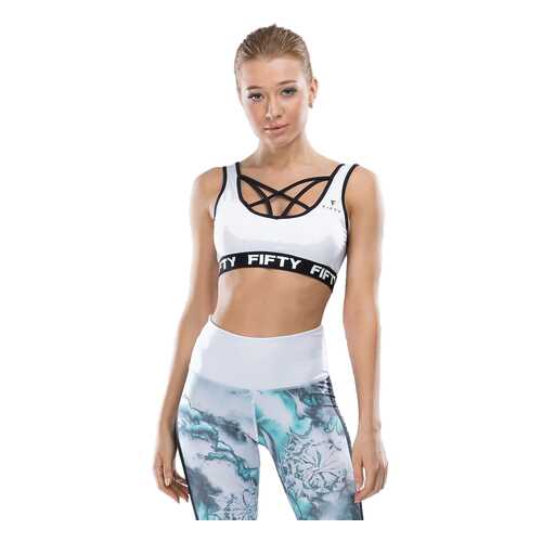 Спортивный бра Fifty FA-WB-0104, белый, XS INT