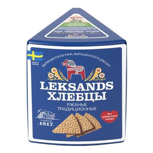 Хлебцы темно-ржаные Традиционные Leksands by Bionova, 200 г, Швеция