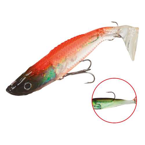 Виброхвост оснащенный Mikado Crystal Fish WXH-59 10 см, 73, 2 шт.