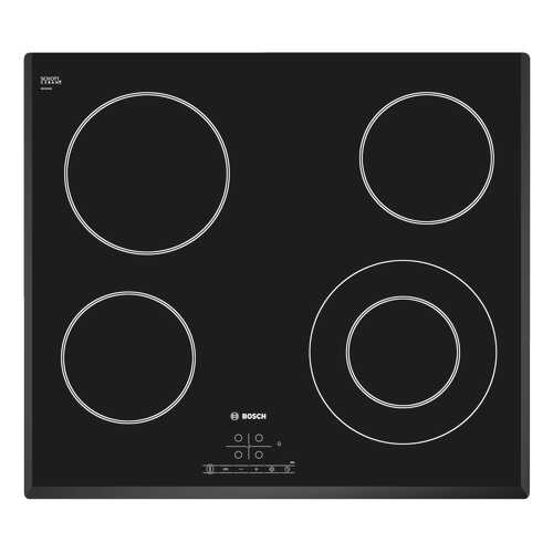 Встраиваемая варочная панель электрическая Bosch PKF651B17 Black