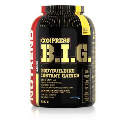 Гейнер NUTREND Compress B.I.G. (2.1 кг) банан