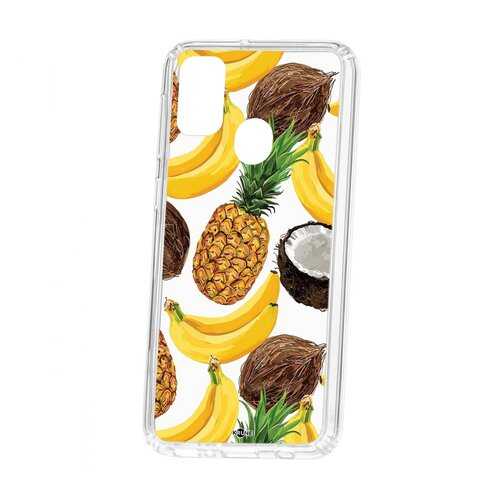 Чехол Kruche Samsung Galaxy M30S Print Тропический микс