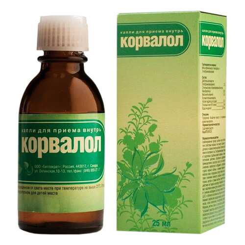 Корвалол капли для приема внутрь 25 мл