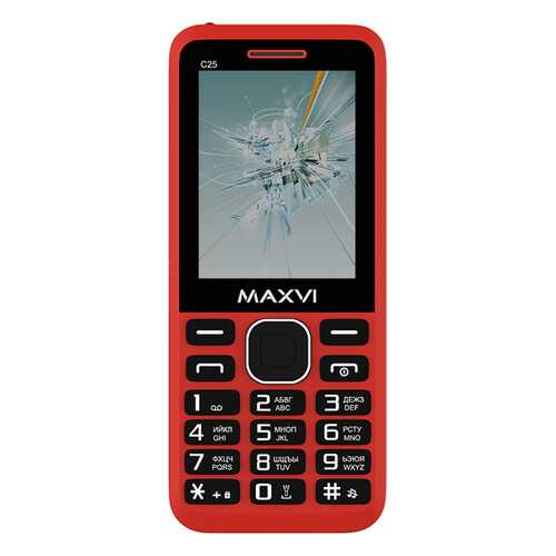Мобильный телефон Maxvi C25 Red
