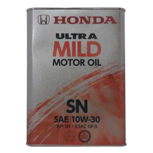Моторное масло Honda Ultra MILD 10W-30 4л