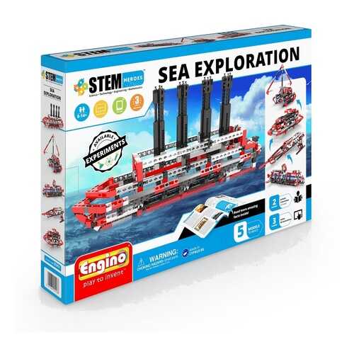 Конструктор ENGINO STH71 STEM Heroes. Набор из 5 моделей.Морские исследования