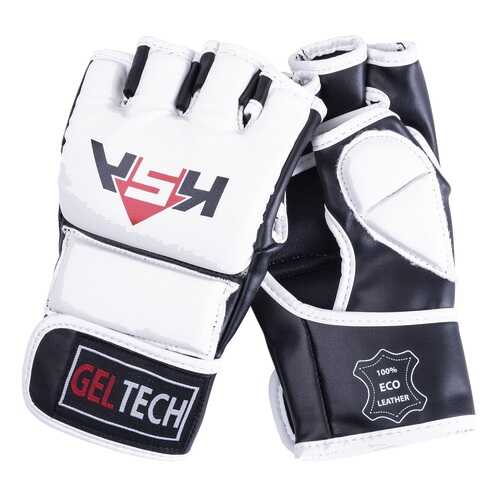 KSA Перчатки для MMA Lion Gel White, к/з, M
