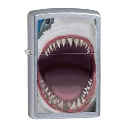 Зажигалка Zippo Shark Teeth 28463 Satin Chrome