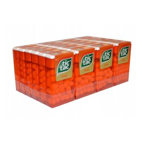 Драже Tic Tac, апельсин, 16 г- блок 24 штуки