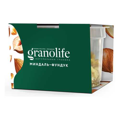 Гранола Granolife миндаль-фундук 60 г