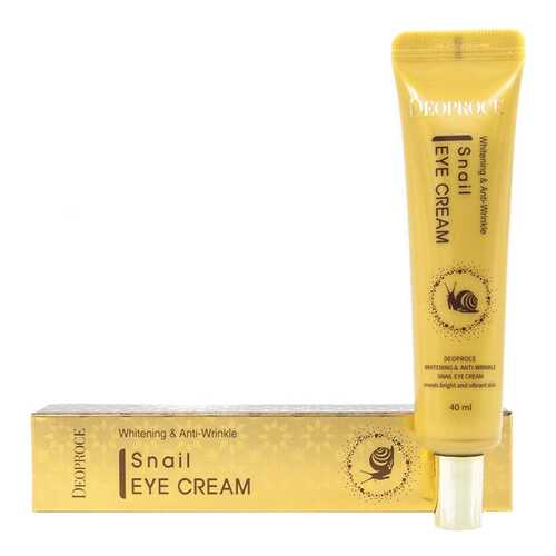 Крем для век Deoproce Whitening and Anti-Wrinkle Snail Eye Cream 40 мл