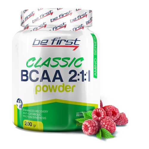 Be First BCAA Classic Powder 200 г малина