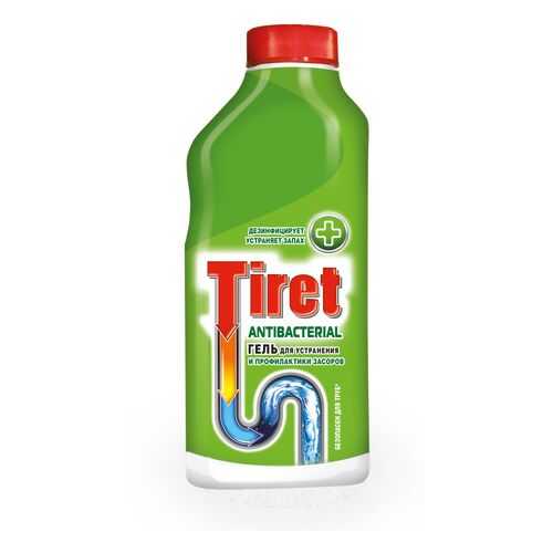 Средство для очистки труб и сливов Tiret antibacterial 500 мл